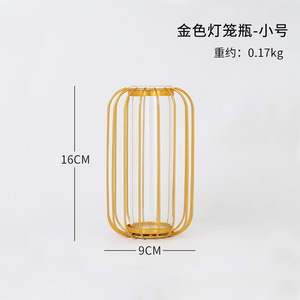 Modern Simplicity Handmade Wrought Iron Hydroponic <strong>Vase</strong> <strong>Flower</strong> Arrangement Container <strong>for</strong> Home Office Wedding Use - Product Image 6