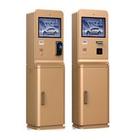 Kiosque de paiement de ticket de stationnement en acier inoxydable sur mesure pour système de stationnement public extérieur