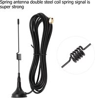 Antenne cellulaire 868/915 MHz, gain 6,5 dBi, montage magnétique, utilisation extérieure, étanche, connecteurs UFL, câble LMR400