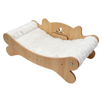 Canapé pour chat en peluche blanche, canapé moelleux pour chat, canapé pour animaux de compagnie, confortable et chaud, pour chatons, pour la maison, pour la chambre à coucher