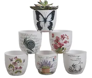 Regalo promozionale personalizzato Premium a buon mercato scene di campagna vasi in ceramica cinese