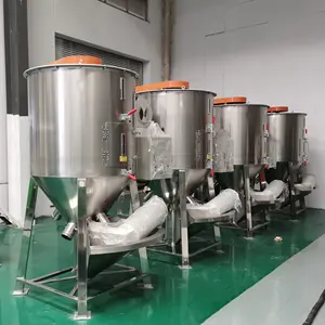 plastic PE PP Pellet Raw Material Masterbatch Powder Resin Vertical Mixing Plastic Color dryer Mixer Machine