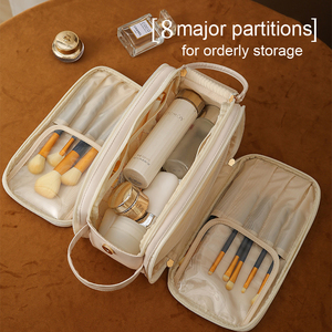 Custom Big Ears PU <b>Makeup</b> Bag Travel <b>Storage</b> Bag Handheld Toilet Bag Internet Celebrity <b>Makeup</b> Bag Large Capacity Luxury - Product Image 3