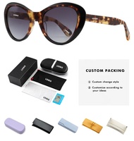 Lunettes de soleil HEMME Paris en gros, logo personnalisé, forme de cœur pour femmes, OEM, polarisées, TAC UV400, acétate, légères, vision nocturne