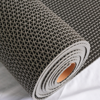 Vente en gros de tapis en S antidérapant en PVC imperméable de 6MM tapis de sol antidérapant lavable pour piscine utilisation en extérieur