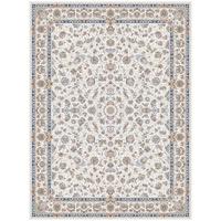 Exquisiter hand gewebter Seiden teppich Hoch dichter Teppich im persischen Stil Weiche und glatte Berührung Luxuriöses Blumenmuster für zu Hause