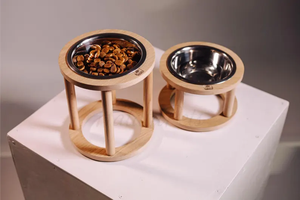 ODM OEM <b>Single</b> <b>Bowl</b> <b>Dog</b> Feeder Customizable Eco-Friendly Elevated Pet Dish Automatic Adjustable <b>Raised</b> Dining Station - Product Image 5