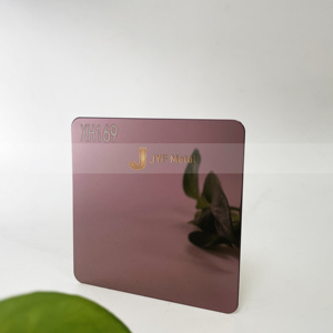 Panneau en acier inoxydable EX824 à finition super miroir pour revêtement mural intérieur commercial - Product Image 2