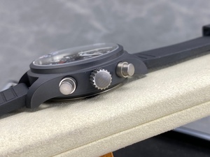 Montre mécanique de luxe de qualité supérieure 41,9 mm APS Factory Cal. Montre Chronographe Multifonctionnelle en Céramique Noire 69385 - Product Image 3