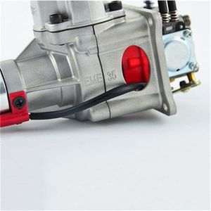 <span class=keywords><strong>EME</strong></span>-motor de gasolina de 35cc, cilindro único de <span class=keywords><strong>dos</strong></span> tiempos, de escape lateral para modelo RC AirplaneEME, 35CC - Product Image 5