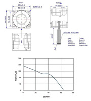 6056 60mm ordinateur voiture suralimenté Violent ventilateur 60X60X56mm roulement à billes DC 12V Brushless Axial flux ventilateur de refroidissement