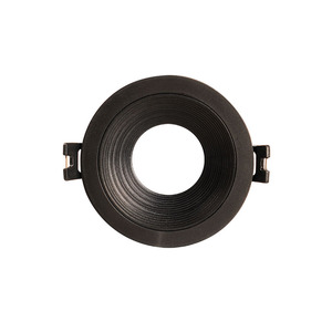 Empotrable de policarbonato fijo de 50 mm negro, resistente a impactos, ideal para iluminación y decoración en interiores. - Product Image 3
