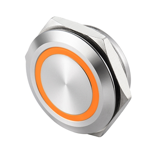 Latching <b>Push</b> <b>Button</b> <b>Switch</b> 12mm Momentary NO 2A 12V 24V 36V Metal Stainless Steel Aluminum Anti Vandal Waterproof IP65 - Product Image 4