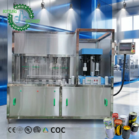 Ligne de mise en conserve de bière semi-automatique à faible coût 500-800 CPH pour petites brasseries artisanales – Machine de remplissage et de scellage de canettes en aluminium