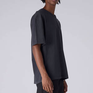 Camisetas de Hombre de Estilo Urbano, Tejido Ligero, Servicio OEM, Lavado Vintage, Ropa Personalizada, Camiseta Oversize Vintage para Hombre - Product Image 4