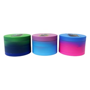 Wholesale Custom Color <b>Herb</b> <b>Grinder</b> Zinc Alloy Cylinder 4 Layers Manual Manipulation Dry Tobacco <b>Grinder</b> Smoking Accessories - Product Image 4