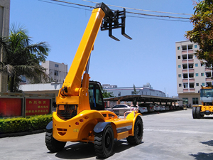 Chariot élévateur télescopique HNT30 de 3 tonnes avec mât à flèche multi-étages pour les travaux de manutention de matériaux de construction - Product Image 5