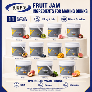 Mermelada de Fruta Real con Trozos de Fruta Entera 1.3kgx6 Caja 10 Sabores para Panaderías Artesanales y Tiendas de Postres Especializados - Product Image 2