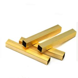<span class=keywords><strong>Tubo</strong></span> Cuadrado <span class=keywords><strong>de</strong></span> Latón con Superficie Lisa, Marca KING WING, Hecho en Shenzhen, China - Product Image 2