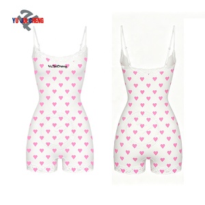 Tuta Elegante Bodycon con Logo Personalizzato, Casual, da <span class=keywords><strong>Donna</strong></span>, con Stampa a Pois, Spalline Sottili, Pezzo Unico, in Pizzo, Stampa Leopardata - Product Image 3