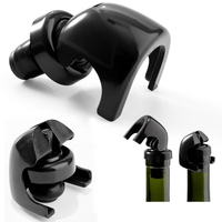 Bouchon de vin à Expansion personnalisé, accessoires de Champagne bouchons de bouteille de vin ABS bouchon en Silicone bouchon de Champagne