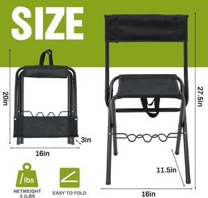 Silla de Camping de aluminio portátil de diseño moderno para adultos, silla de pesca plegable para exteriores de verano, tela Oxford para caza y pesca - Product Image 2