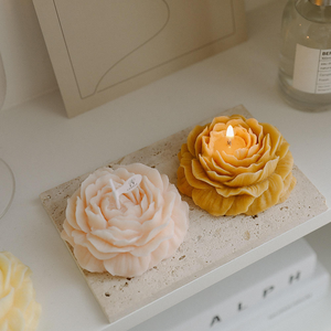 Nouvelles bougies décoratives en cire de soja parfumées, colorées, en forme de fleur, pour la Saint-Valentin, la fête <span class=keywords><strong>des</strong></span> mères, Pâques, les mariages, le Nouvel An - Product Image 5