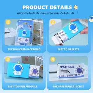 طقم مُغلف ومحلل فضاء-#10 دباسة ، مثالي للمدرسة/العمل ، اختيار ساخن - Product Image 5