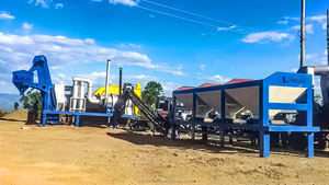 Nouvelle centrale de mélange d'asphalte fixe Uniquemac UAT100 haute efficacité 100tph avec contrôle moteur PLC, mélange RAP avancé, certifiée CE ISO - Product Image 3