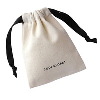 Eco Custom Food Grade Cotton Drawstring Bags
