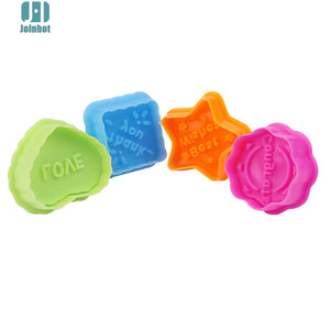 Joinhot 4 Piece Silicone Baking Mold Set Heart Star Square Shapes For Cake Making Food Safe Reusable - Product Image 3