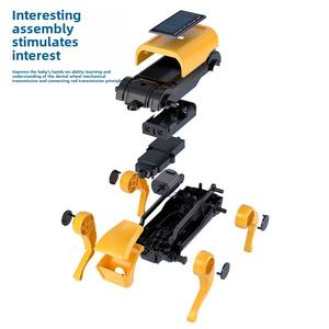 Yutong DIY Roboterhund im Maßstab 1:5, Ferngesteuerter Vierbeiniger Solar-Digital-Spielzeug-Bausatz für Kinder, Grenzüberschreitendes Wissenschaftsspielzeug aus Kunststoff - Product Image 3