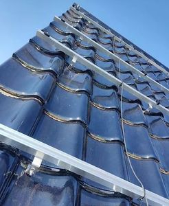 Bộ cơ bản của bảng điều khiển năng lượng mặt trời mái gắn hệ thống năng lượng mặt trời móc chân đế năng lượng mặt trời đường sắt bitumendach PV móc - Product Image 6