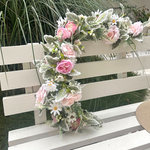 Guirnalda de Rosas Artificiales de 1.8 Metros, Flores de Seda de Alta Simulación para Decoración de Bodas, Hogar y Exteriores - Product Image 3