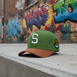 Custom uomo XXL ODM 5 pannello ricamato logo a tesa curva con disegno di <span class=keywords><strong>Snapback</strong></span> 2 Tone 2 tone cappellini da Baseball Gorras cappelli per uomo - Product Image 5