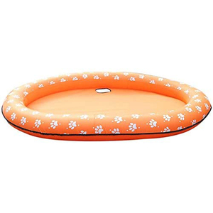 Nhà Máy Bán Hàng Trực Tiếp Xách Tay PVC Pet Hồ Bơi Đổi Mới Hình Bầu Dục Hồ Bơi Cho Vật Nuôi - Product Image 3