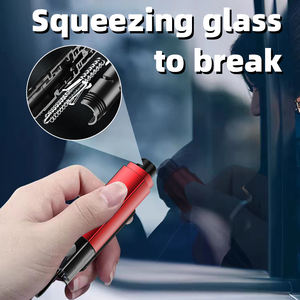 Utensile Portatile in Metallo per Fuga dall'Auto e Soccorso di Emergenza per Autobus 2 in 1, Martello di Sicurezza Rompivetro e Tagliacinture, Strumenti Salvavita - Product Image 4