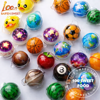 Candy Factory Envasado individualmente Eyeball Fruit Jelly Fruit Jam Filled Gummy Candy