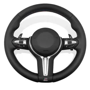 Leather Steering Wheel for Bmw Steering Wheel for BMW E90 3 Series 2005-2012 Thong Style Sports 3-SERIES (E90),3' Series M3 CRT
