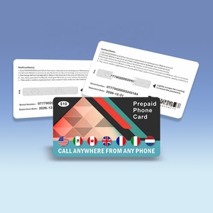 Factory Printing Custom PINs & Values Personalized Mobile Prepaid Top-up Card with Scratch Code Number - Product Image 4