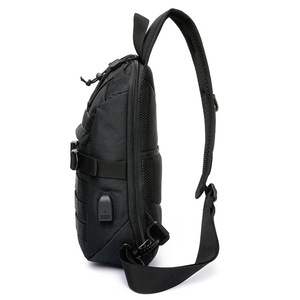 Legum's Men's Chest Bag 13 Inches Waterproof Outdoor Travel Military Style Crossbody <b>Backpack</b> - Product Image 2