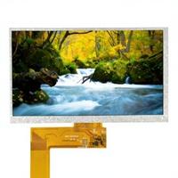 Écran LCD TFT industriel de 7 pouces pour la navigation des véhicules avec résolution 800*480 et rétroéclairage LED