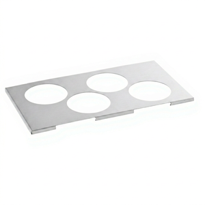 Commercial Kitchen Equipment 4 Hole Squeeze Bottle <b>Holder</b> for 1/3 Size <b>Pan</b> Restaurant Kitchen Counter Restaurant Condiment - Product Image 1