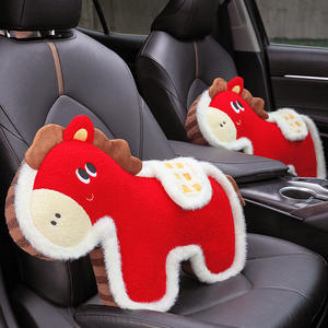 Peluche Mascotte du Nouvel An Chinois Style National An de l'Âne, Coussin en Velours Rembourré en Coton PP, Décoration de Salon, Cadeau pour Amis - Product Image 2