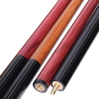 Direct usine O'MIN Mini Cannon 1.0, Queue de billard 2-en-1 pour queue de levier et de saut, en bois massif à grosse tête, qualité professionnelle pour le billard 8 boules