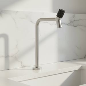 Robinet d'évier <span class=keywords><strong>de</strong></span> cuisine moderne en acier inoxydable 304, nouveau design, avec poignée moletée - Product Image 1