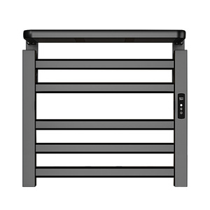 Toallero Eléctrico Inteligente de Pared con Pantalla Digital y Control de Temperatura Constante, Color Negro Mate - Product Image 1