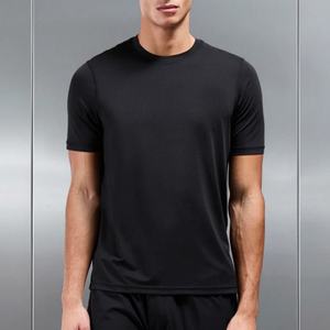 T-shirt pour homme, entraînement, sport de plein air, surdimensionné, doux, salle de sport, logo et tissu personnalisés, évacuation de l'humidité - Product Image 1