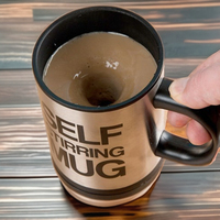 Verres intelligents Tasse à brassage automatique chaude Tasses en plastique en acier inoxydable avec couvercles Tasses à café de bureau Style américain 1 pièces