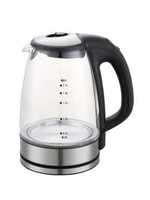 Bouilloire électrique sans fil 1500W la plus vendue, arrêt automatique, 220V, verre de haute qualité, portable pour la maison, l'hôtel, le café